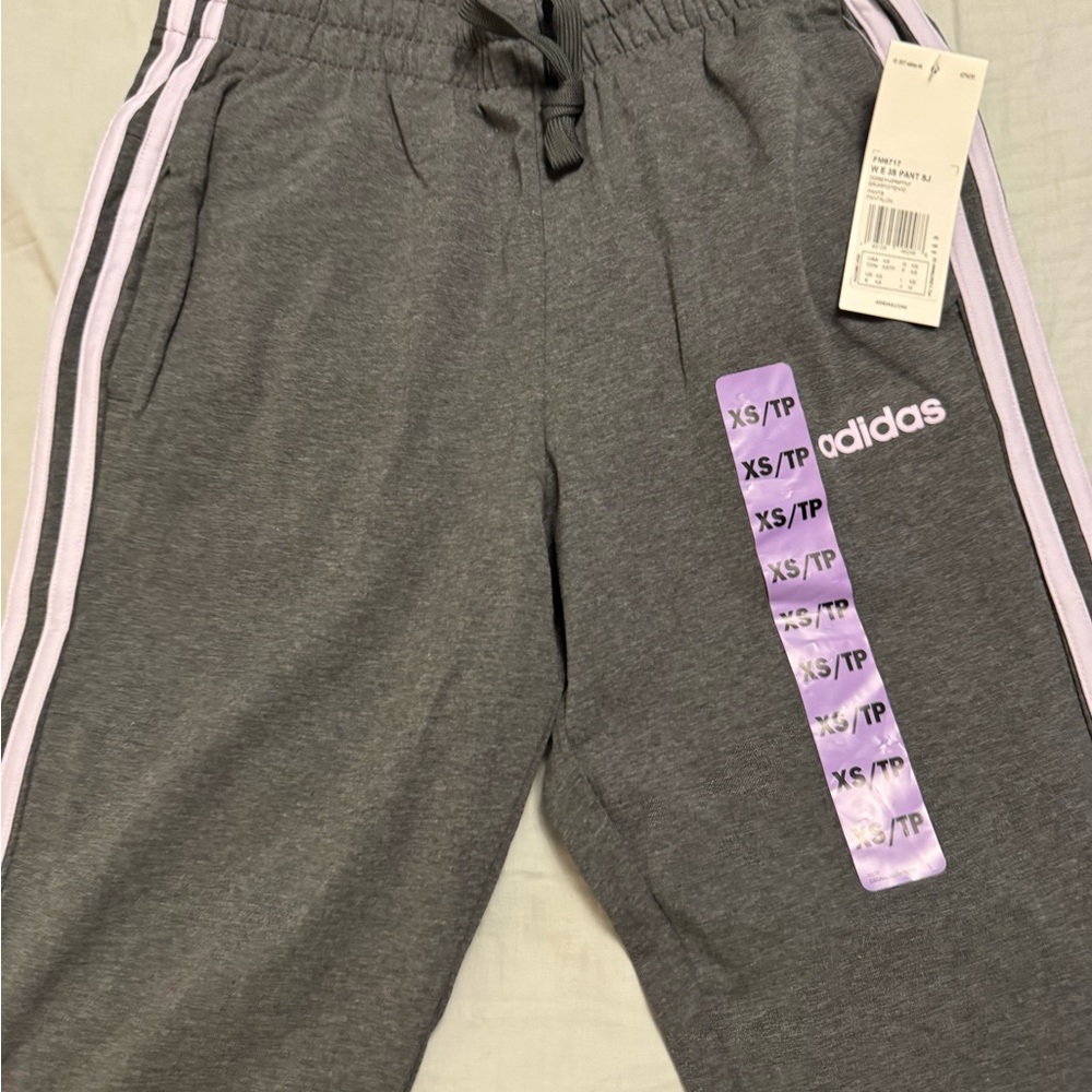 Adidas womensGray Track Pants